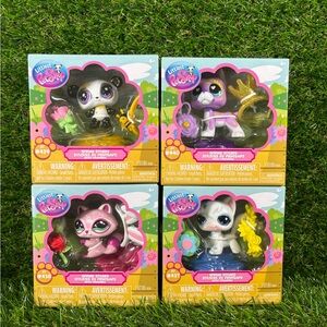 G7 Littlest Pet Shop LPS Spring Stylers Series 5 ~ 437 438 439 440 Complete Set